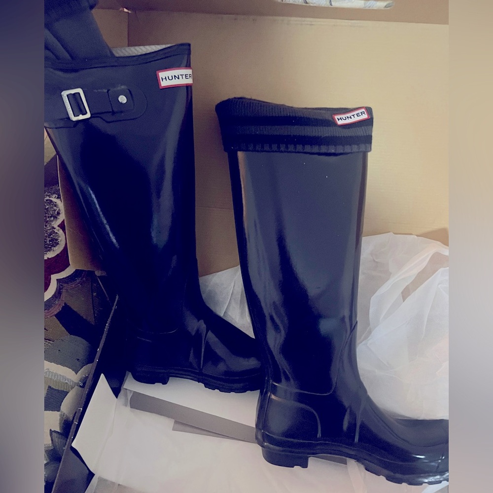 HUNTER Rain Boots with HUNTER Socks